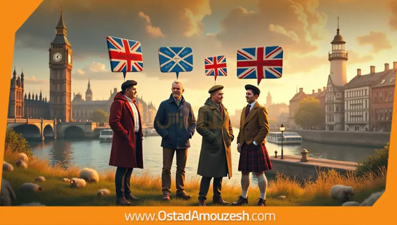 لهجه بریتانیایی: تنوع در جزیره